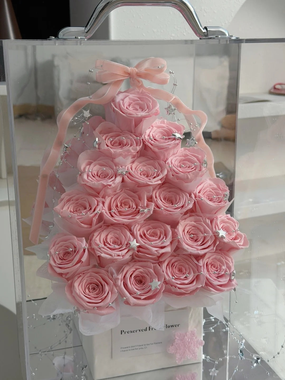 Rose Tree / Preserved Flowers - A Romantic Home Decor Gift for Friends and Family