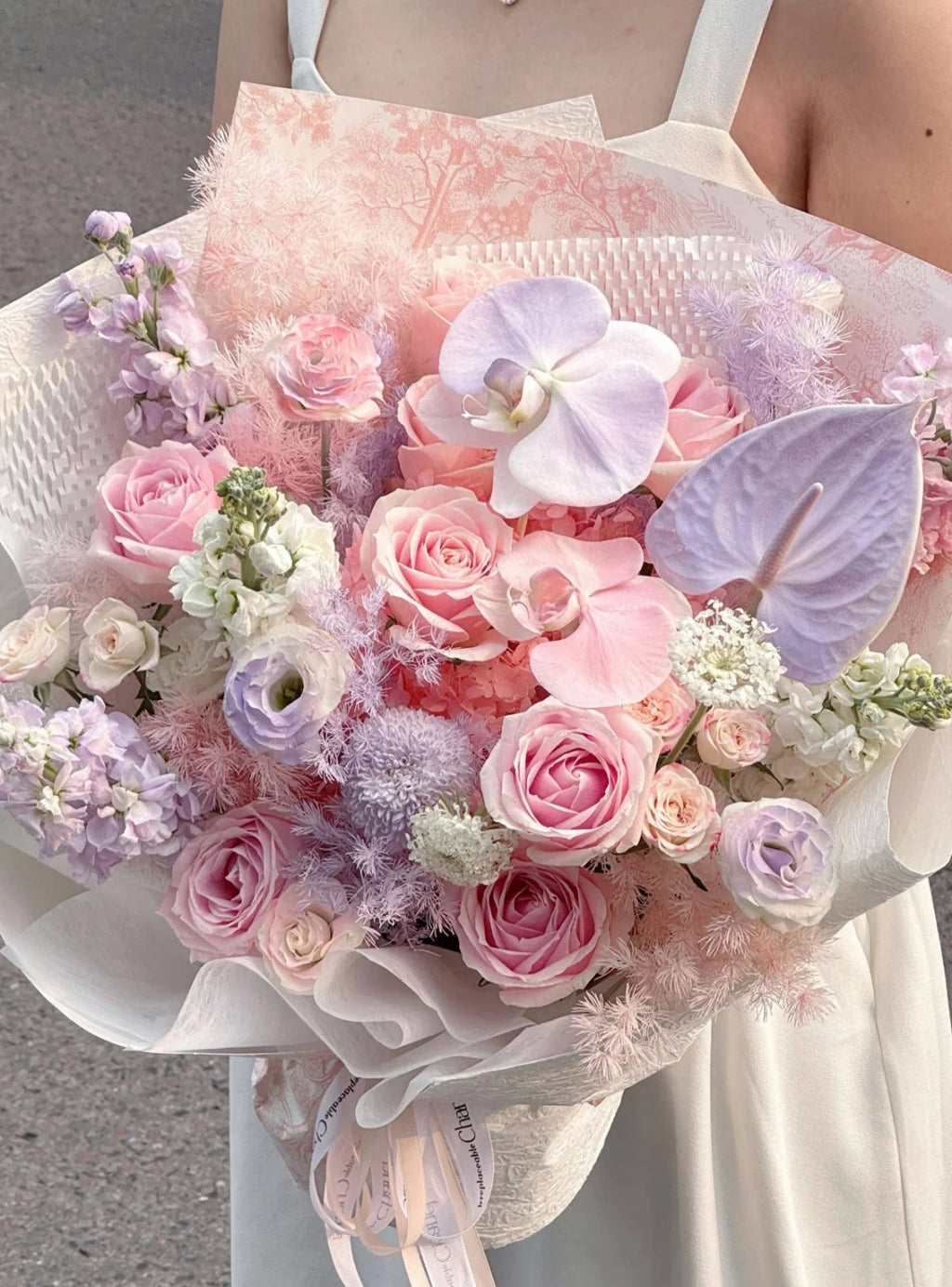 Pink bouquet mix and match random blind box large/medium/small flowers mix and match