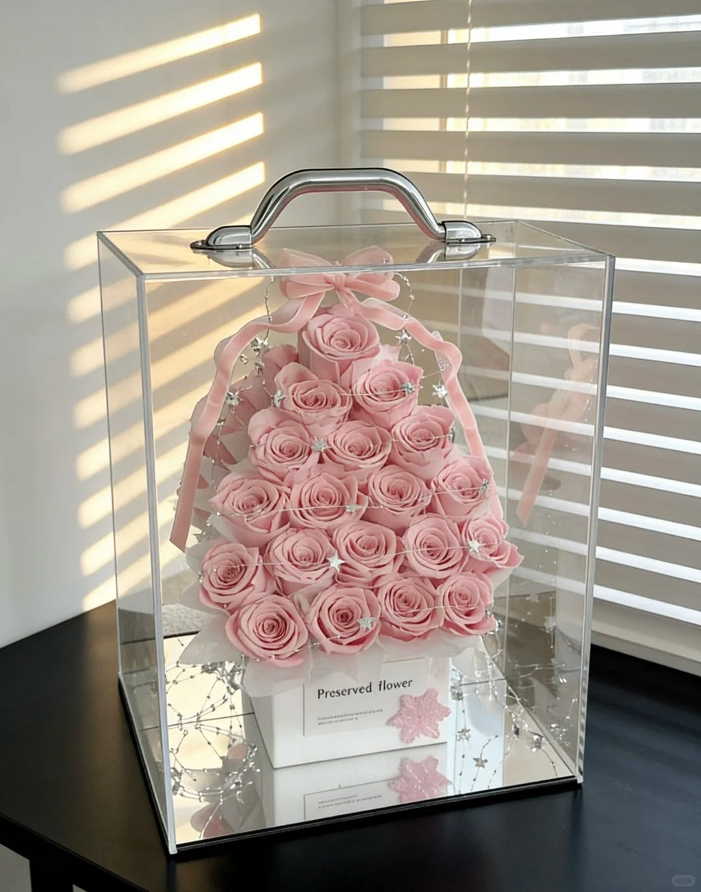 玫瑰树/永生花-送给亲友的浪漫家居装饰礼品